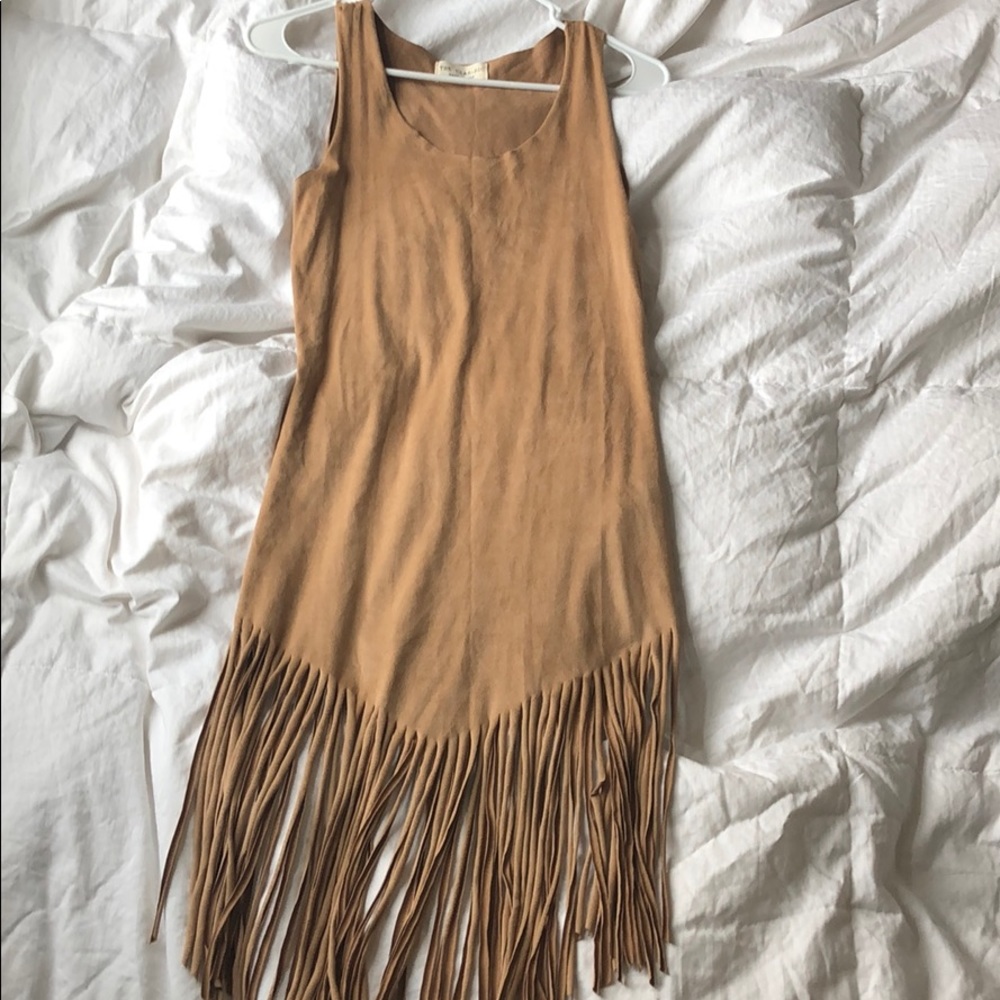 Suede brown dress - NEVER BEEN WORN